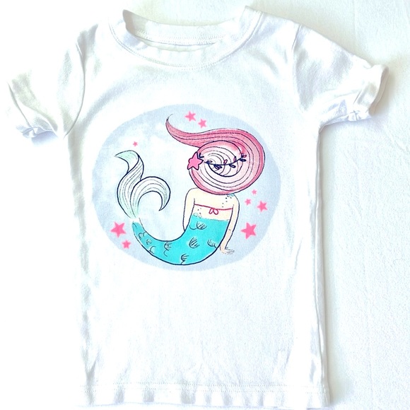 Old Navy Toddler Girl Mermaid Short Pajama Set, Size 4T - Picture 2 of 7